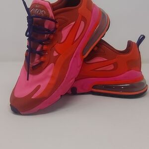 Nike Air Max Red and Pink Sneakers